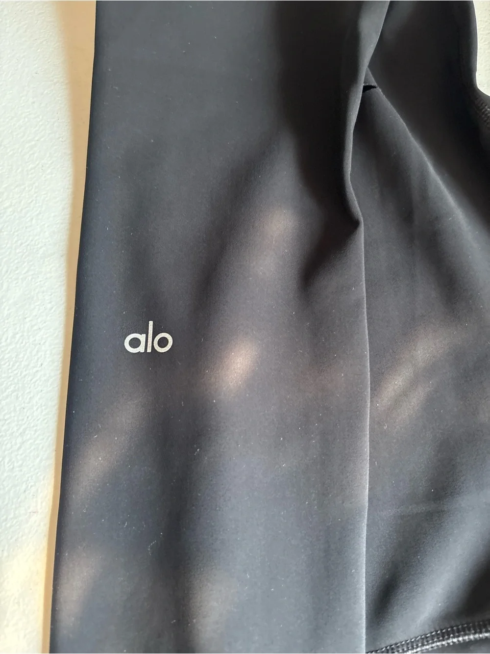 ALO Yoga Black High-Rise Slit Leggings